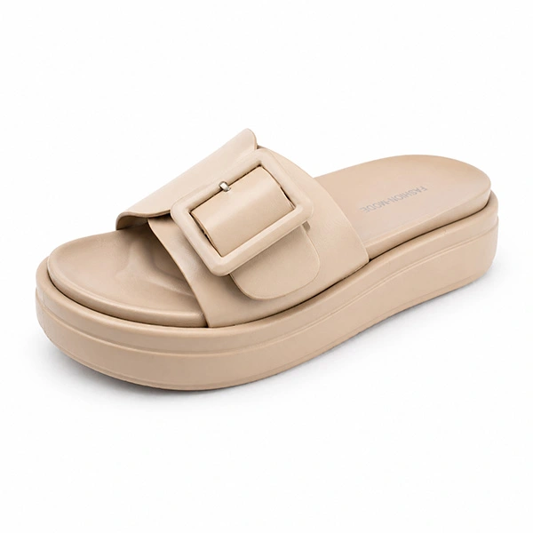  Sandale Compense pour femme 318 beige...........  chaussure homme cuir maroc 